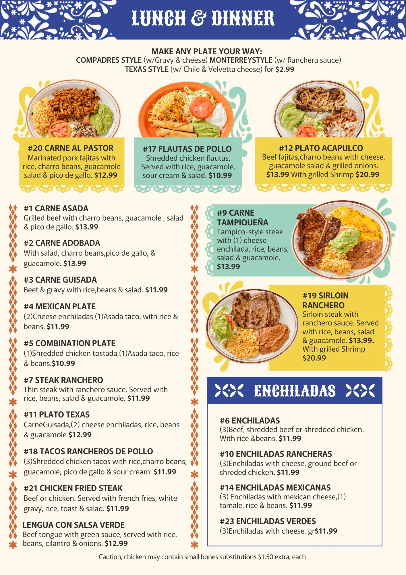 Menu page 6